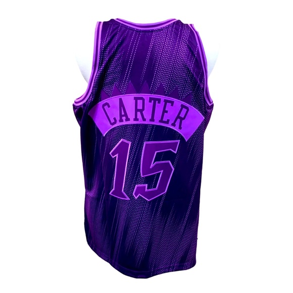 NWT NBA MITCHELL & NESS MONOCHROME SWINGMAN JERSEY RAPTORS 1998 VINCE CARTER XL - Picture 7 of 11